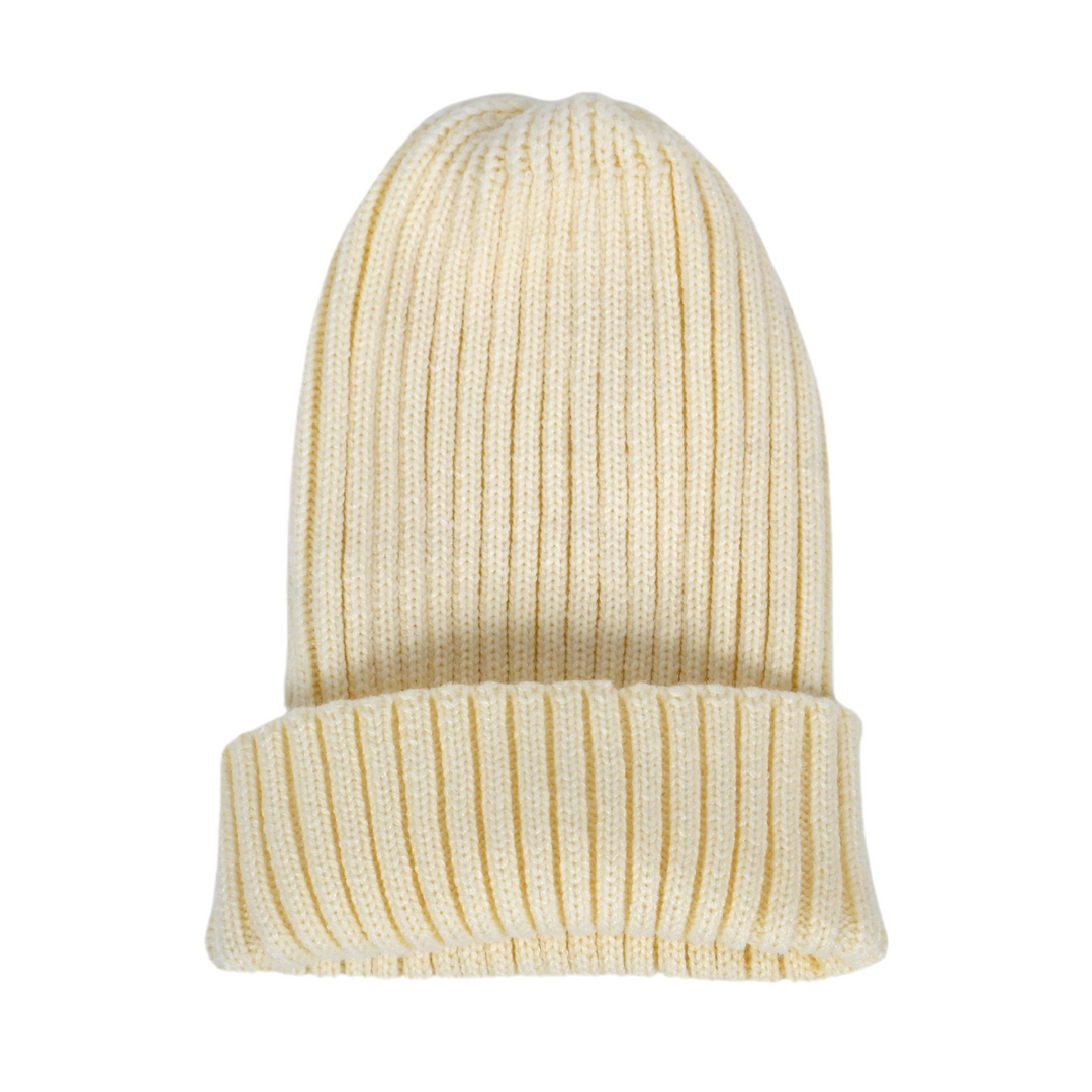 Cream Child Beanie