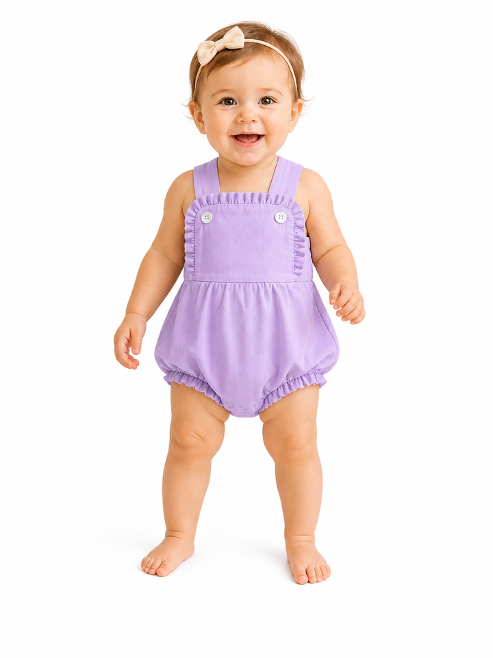 Ruffle Vintage Bubble Romper