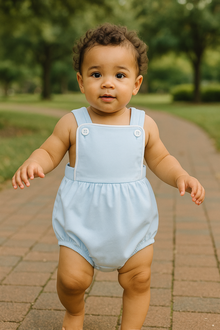 Unisex Vintage Bubble Romper
