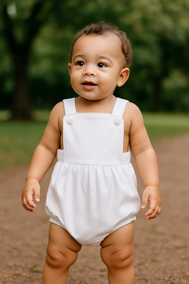 Unisex Vintage Bubble Romper