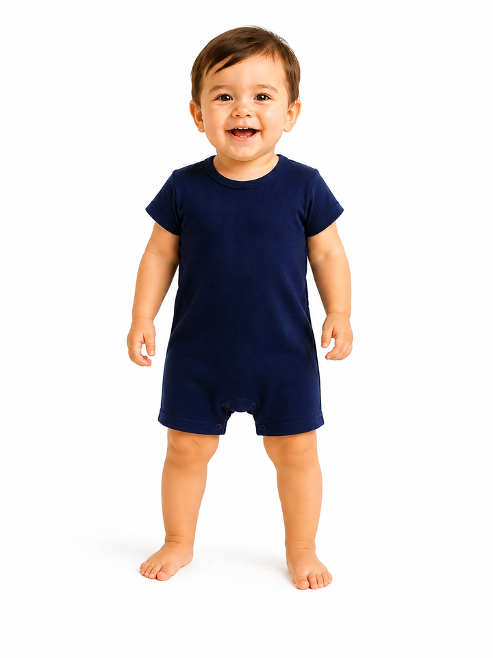 Boys Short Sleeve Romper