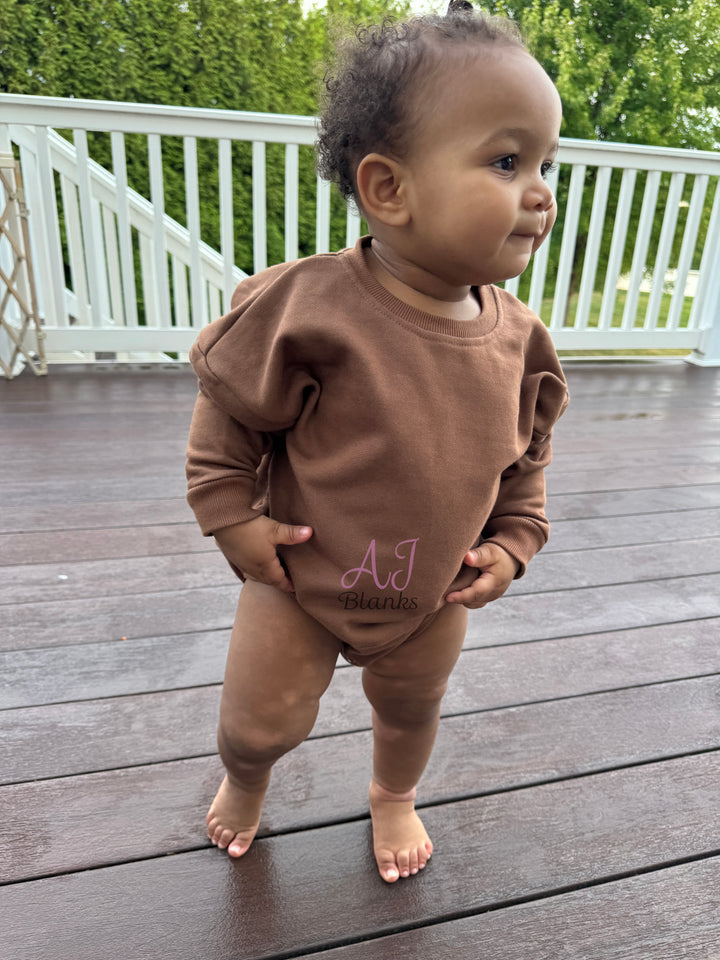 Unisex Sweatshirt Bubble Romper