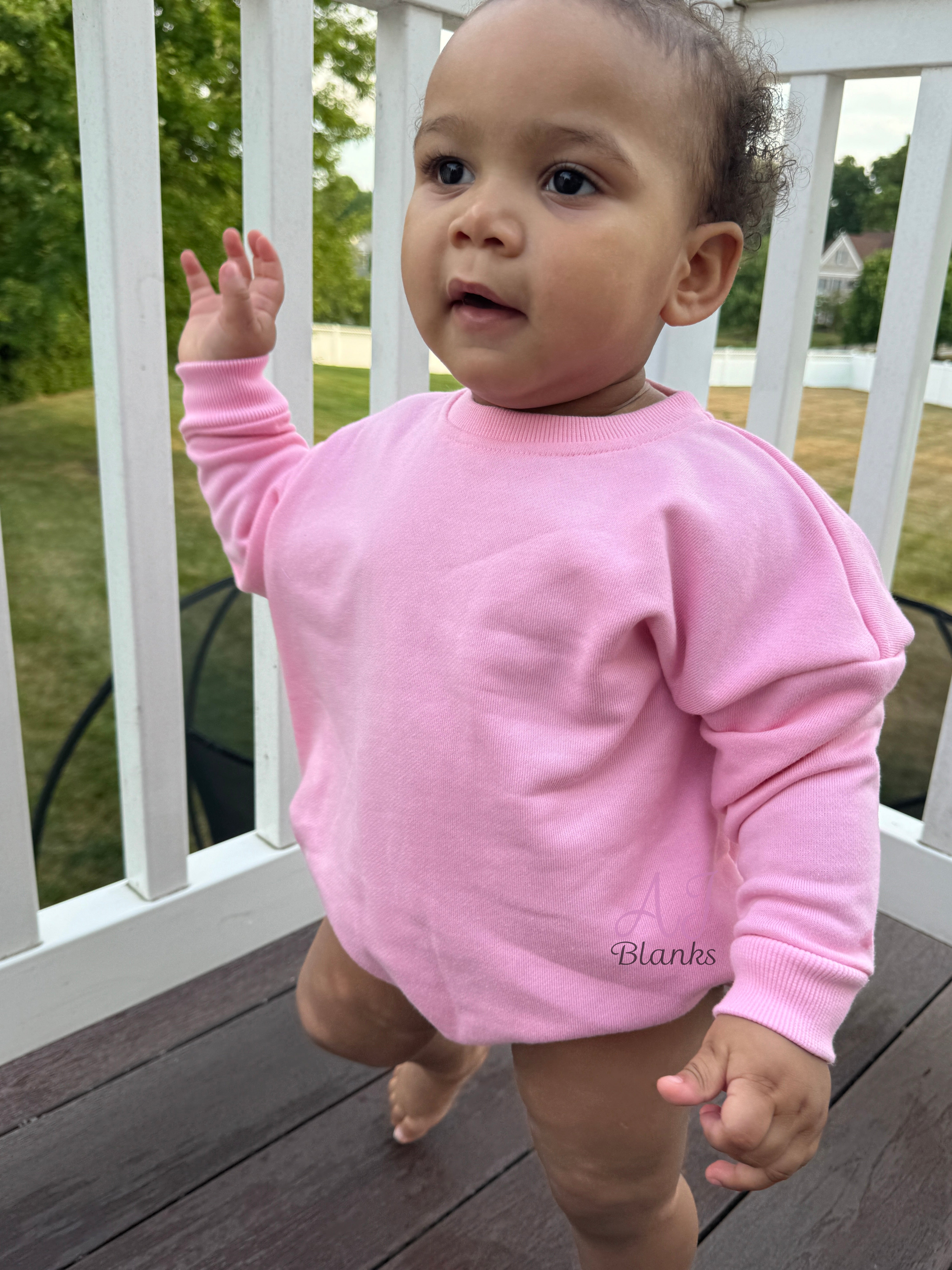 SWEATSHIRT BUBBLE ROMPERS – AJBLANKS