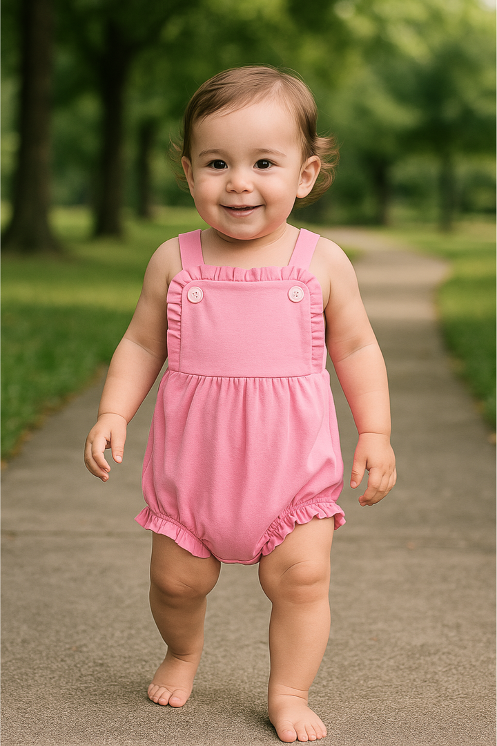 Ruffle Vintage Bubble Romper