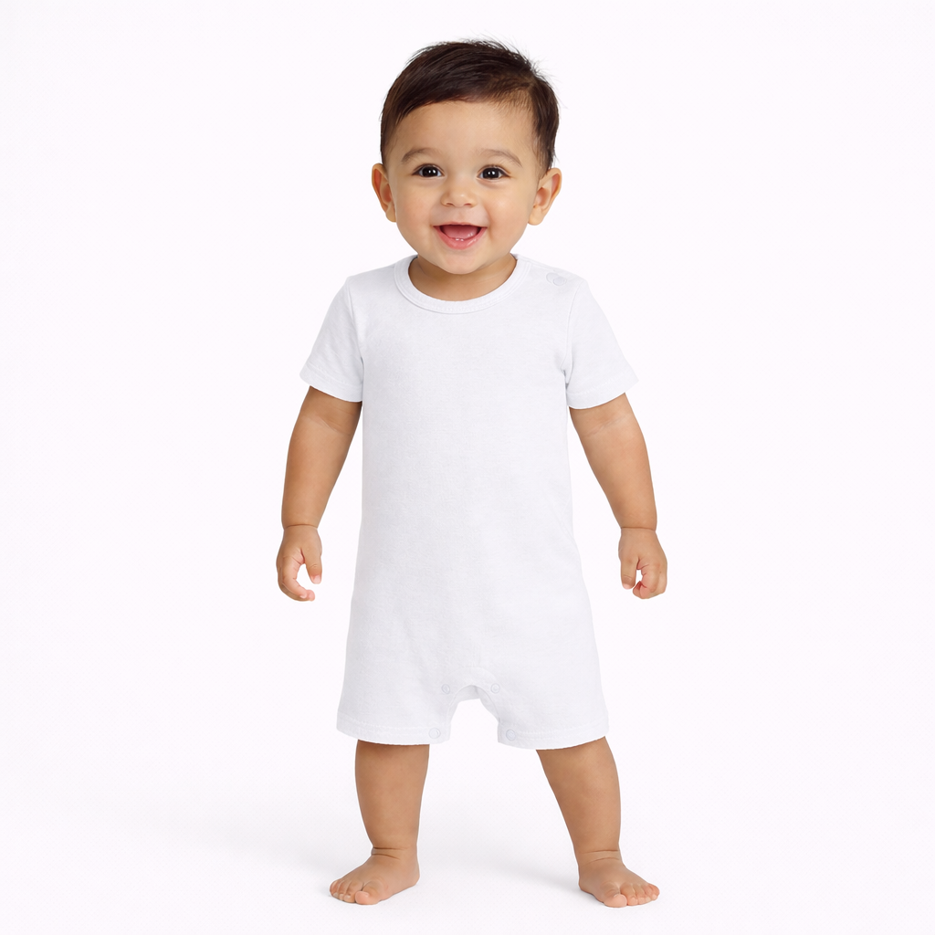 Boys Short Sleeve Romper