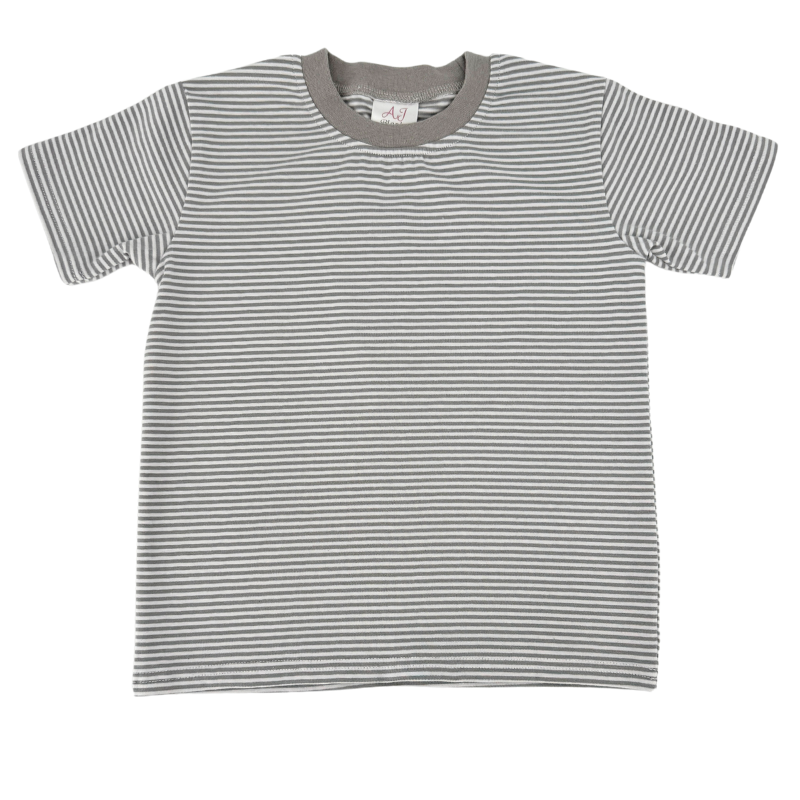 【AMES】24SS STRIPED SLEEVE LS TEE Mixed Signals Black Stripe Long Sleeve Top - All Tops | Red