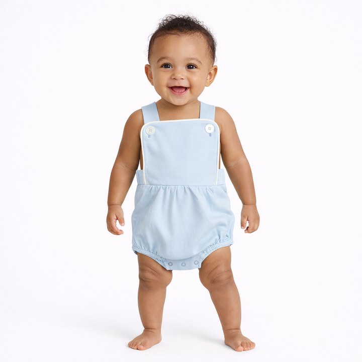 Unisex Vintage Bubble Romper