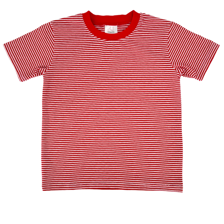 Unisex Stripe Short Sleeve Shirt