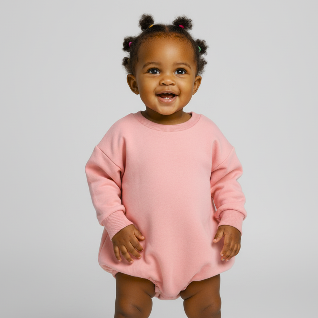 Sweatshirt Bubble Rompers