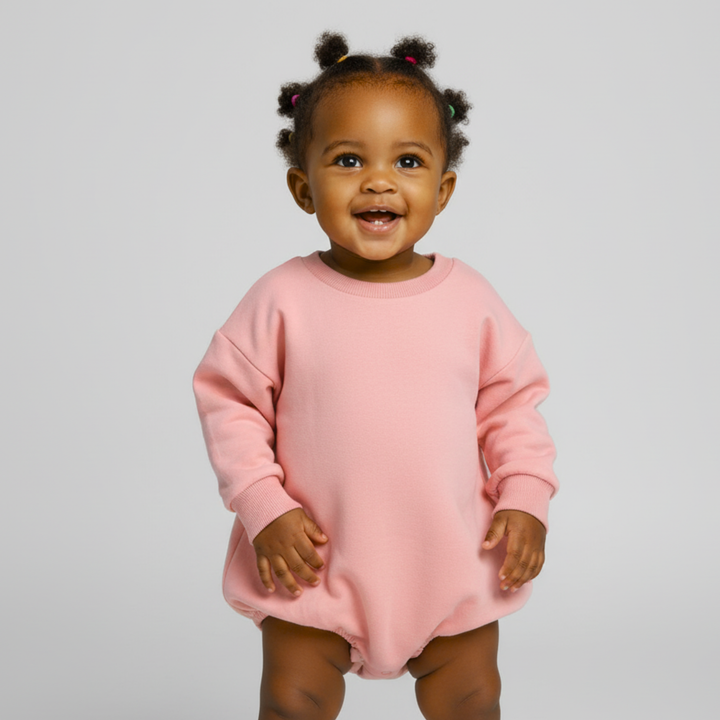Sweatshirt Bubble Rompers
