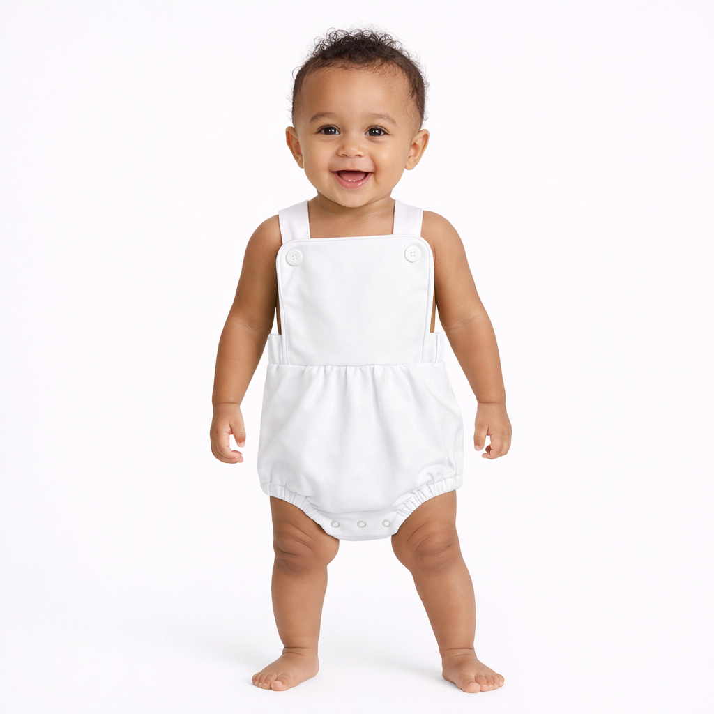 Unisex Vintage Bubble Romper
