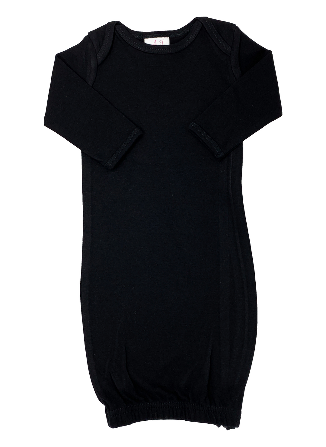Unisex Baby Gown with Hidden Zipper Navy / 0-3m Unisex Baby Gown with Hidden Zipper Navy / 0-3m