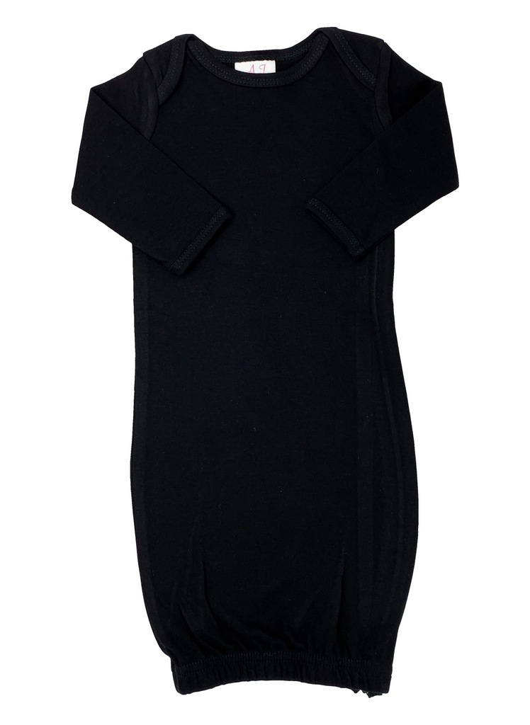 Unisex Baby Gown with Hidden Zipper – AJBLANKS