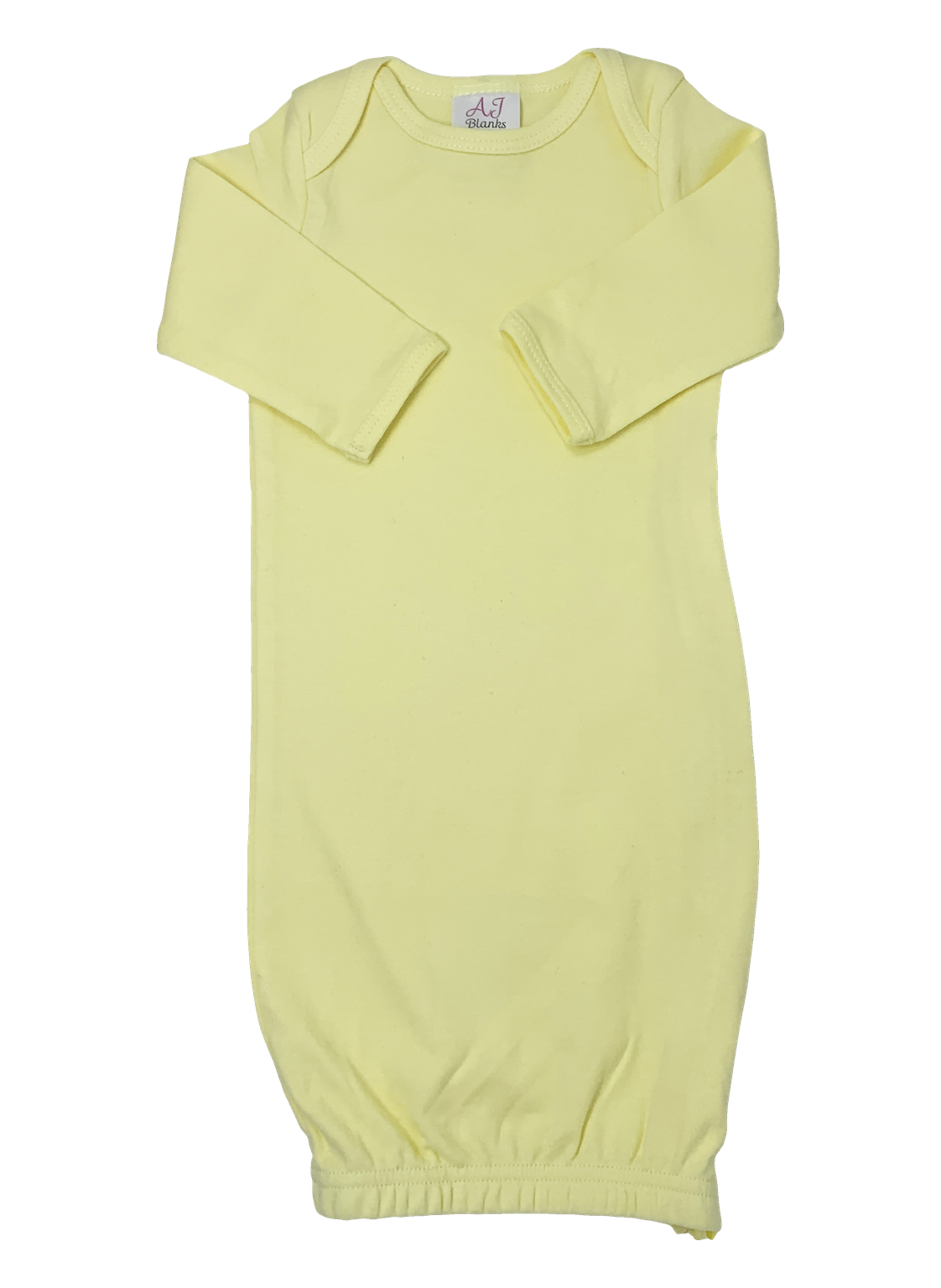 Unisex Baby Gown with Hidden Zipper